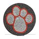 thumbnail image 3 of pstuiky Platillo para coche con diseño de huella de perro universal antideslizante decorativo con aislamiento térmico., 3 of 7