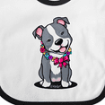 thumbnail image 4 of Inktastic Smiling Pit Bull Boys or Girls Baby Bib, 4 of 4
