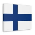 thumbnail image 2 of Finland Country Flag Canvas Vibrant Wall Art Unframed Home Decor, 2 of 13