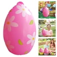 thumbnail image 2 of 16 Inch Inflatable Easter Egg Outdoor Decoration Colorful Eggs Yard Decoration Indoor Outdoor Blow Up Ornaments for Garden Lawn Party Decor, 2 of 6
