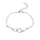 thumbnail image 1 of Joyería Micro-inclusión de la moda femenina en forma de corazón pulsera pulseras huecas, 1 of 2