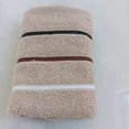 thumbnail image 1 of Zhuge 3 toallas de baño de algodón suave, supersuaves y muy absorbentes, para ducha, piscina, spa y gimnasio, para uso diario, 34 x 75 cm (caqui)., 1 of 5