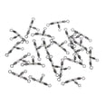 thumbnail image 2 of Fishing Swivel Rolling T Señuelo Giratorio T-Turn Swivel Tackle Equipo Aparejos De Pesca Accesorios Pack De 40 Piezas, 2 of 8
