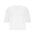 thumbnail image 5 of Lmnyox Summer Casual T Shirt for Women Loose Short Sleeve Crew Neck Shirts Soft Solid Color Basic Tops, 5 of 6