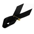 thumbnail image 4 of Unique Bargains Ribbon Pins, 100Pcs Black Awareness Ribbon Satin with Safety Pins, 4 of 7