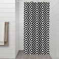 thumbnail image 2 of Black White Square Checkered Pattern Shower Curtain 36"x72" ,Bathroom Decorative Shower Curtains Set with 12 Hooks,Modern Waterproof Washable Shower Curtain, 2 of 6