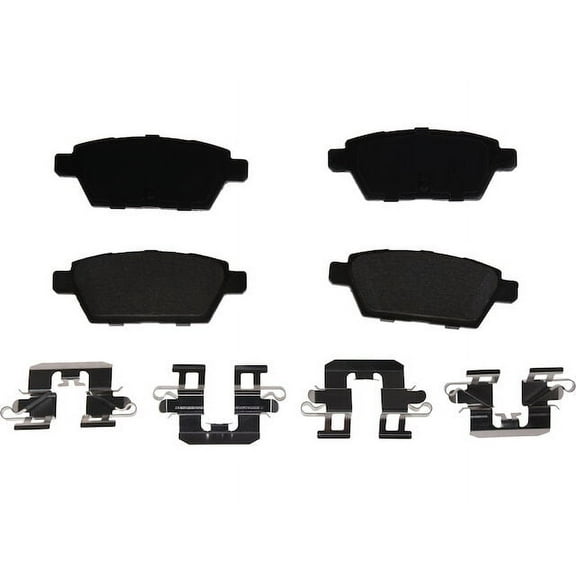 Rear Brake Pad Set - Compatible with 2006 - 2013 Mazda 6 2007 2008 2009 2010 2011 2012