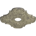 thumbnail image 3 of Ekena Millwork 17 3/4"OD x 3 1/8"ID x 1"P Peralta Ceiling Medallion (Fits Canopies up to 4 5/8"), Hand-Painted Castle Stone Crackle, 3 of 6