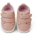 thumbnail image 3 of Baby Boys Girls Shoes Lace Up Leather Infant Sneakers Non Slip Rubber Sole Newborn Loafers Toddler First Walker Crib Shoes, 3 of 6