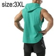 thumbnail image 2 of Sudadera Deportiva Para Hombre Camisetas Sin Mangas Sin Mangas Entrenamiento Gimnasio Culturismo Músculo Camiseta De Secado Rápido - Verde Lago, 2 of 8