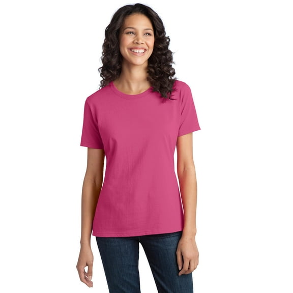 Port & Company Ring Spun Cotton TShirt (LPC150) Sangria, S
