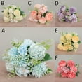 thumbnail image 5 of Clearance Sale!1pcs Artificial Flowers Vintage Silk Rose Bouquet Vintage Bride Holding Fake Flowers Home Wedding Decoration Accessories, 5 of 7