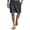 Navy, variant on Men’s Cotton Casual Shorts Straight Leg Breathable Comfortable Summer Home Bottoms