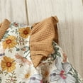 thumbnail image 4 of Ketyyh-chn99 Toddler Girl Floral Dress Long Sleeve Fall Dresses Girl Dresses Brown,4, 4 of 5