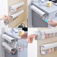 thumbnail image 2 of 6 Cell Wall Mounted Transparent Storage Box, Punch-Free Multi-functional Storage Box, Socks Underwear Wall Mount Drawer Organizer for Clothes Socks Lingerie Underwear Ties, 2 of 5
