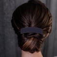 thumbnail image 4 of Shisuyan Barrettes Rondes Élégantes Noires 3 Pcs 11.8X1.2X0.5In, 4 of 8