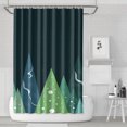 thumbnail image 1 of Rideau de Douche de Noël pour Salle de Bain, Rideaux de Douche de Noël Rouges, Durables et Beaux, Crochets de Rideau de Bain Inclus, 72x72 Pouces, 1 of 5