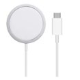 thumbnail image 1 of Cargador inalámbrico magnético de 15 W compatible con Qi, base de aleación de aluminio, mejor disipación del calor, seguro para iPhone 12 y 13, 1 of 15
