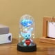 thumbnail image 5 of Adornos De Plástico 1Pcs 8.5x15.5cm Valentine's Day Preserved Flower and Teddy Bear Heart Rose Ornament Ambient Decorative Night Light with Warm LED JASKFLY, 5 of 8