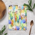 thumbnail image 4 of DesignSkinz Vivid Watercolor Feather Overlay Full-Body Skin Decal Wrap Cover for iPad Air (A1474/A1475/A1476), 4 of 4