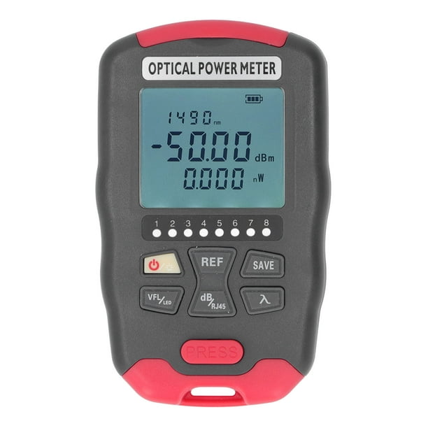 Medidor de Potencia de Fibra Óptica NikouMX 3 en 1