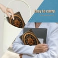 thumbnail image 6 of Spiral Notebook,Double-Wire Spiral College Lined Journal Notebook for Study and Notes,100 Pages,5.71x 8.26 in - Ornate Circular Emblem with Engraved Patterns, 6 of 7
