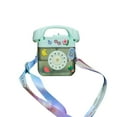 thumbnail image 2 of 400ML Creative Retro Phone Shaped Water Bottle With Adjustable Shoulder Strap Leak Proof Drinking Water Bottle With 3D Stickers Suitable For Outdoor Travel And Sports (), 2 of 4