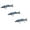 A, variant on Swimbaits Multi Jointed Barb Fishing Lures for Bass Trout, Slow Sinking Bionic Bass Lures Kit for Freshwater Saltwater, Lifelike Fishing Lures for Predator Fish, 5.11"