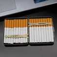 thumbnail image 3 of Abastado Pitillera De Metal Para 20 Cigarrillos, Pitillera Antigua Con Grabado, 3 of 4