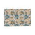 thumbnail image 7 of DouZhe Polyester Placemats Set of 4, Vintage Orienta Mandala Elements Pattern Heat Resistant Place Mats for Dining Table, 12" x 18", 7 of 7