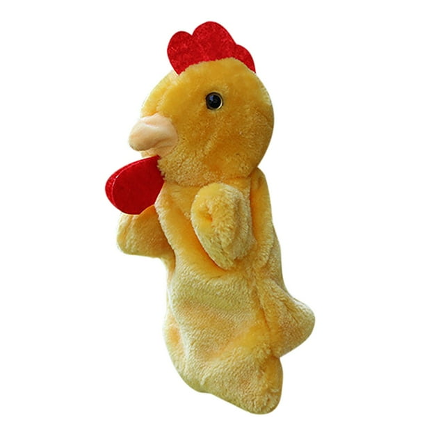 Peluche Super Douce Peluche Marionnette à Main Poupée Parent-Enfant Marionnette à Main