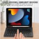 thumbnail image 2 of Para iPad Air (2013)/Air 2/9,7 pulgadas (2017)/(2018) Funda de cuero con teclado Bluetooth y soporte con ranura para bolígrafo, 2 of 5