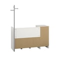 thumbnail image 2 of Ameriwood Home Tyler Storage Bench and Coat Rack, White, 2 of 8