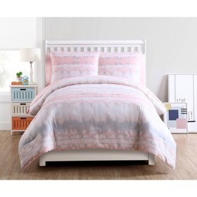 Vcny Home Aqua Fur Bedding Comforter Set Walmart Com