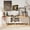 White, variant on Luckynote Mid-Century Media Console, Modern TV Stand with 4 Drawers, Cable Management, Solid Wood Legs for 75" TVs, Entertainment Center for Living Room Office, Dark Brown