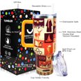 thumbnail image 2 of 40 oz Tumbler with Handle and Straw Lid Leak Proof - 40 oz Insulated Tumbler for Mothers Day Birthday Gifts for Women Friend Daughter, 2 of 6