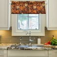 thumbnail image 2 of Yayeee Kitchen Valance Rod Pocket 54" x 18" Living Room Window Curtain, Fall Pattern, 2 of 6