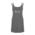 thumbnail image 5 of Sakmal Sleep Tank Mumu Nightgowns for Women Sleeveless Love Print Crew Neck Cute Nightgown for Women S, 5 of 6