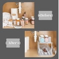 thumbnail image 3 of Sorbus 2 Juegos de Organizadores de Metal de 2 Niveles Debajo Del Fregadero para Baño, Cocina, Cajones Deslizantes de Malla de Acero Resistente para Gabinete, Armario, Despensa y Almacenamiento, 3 of 7