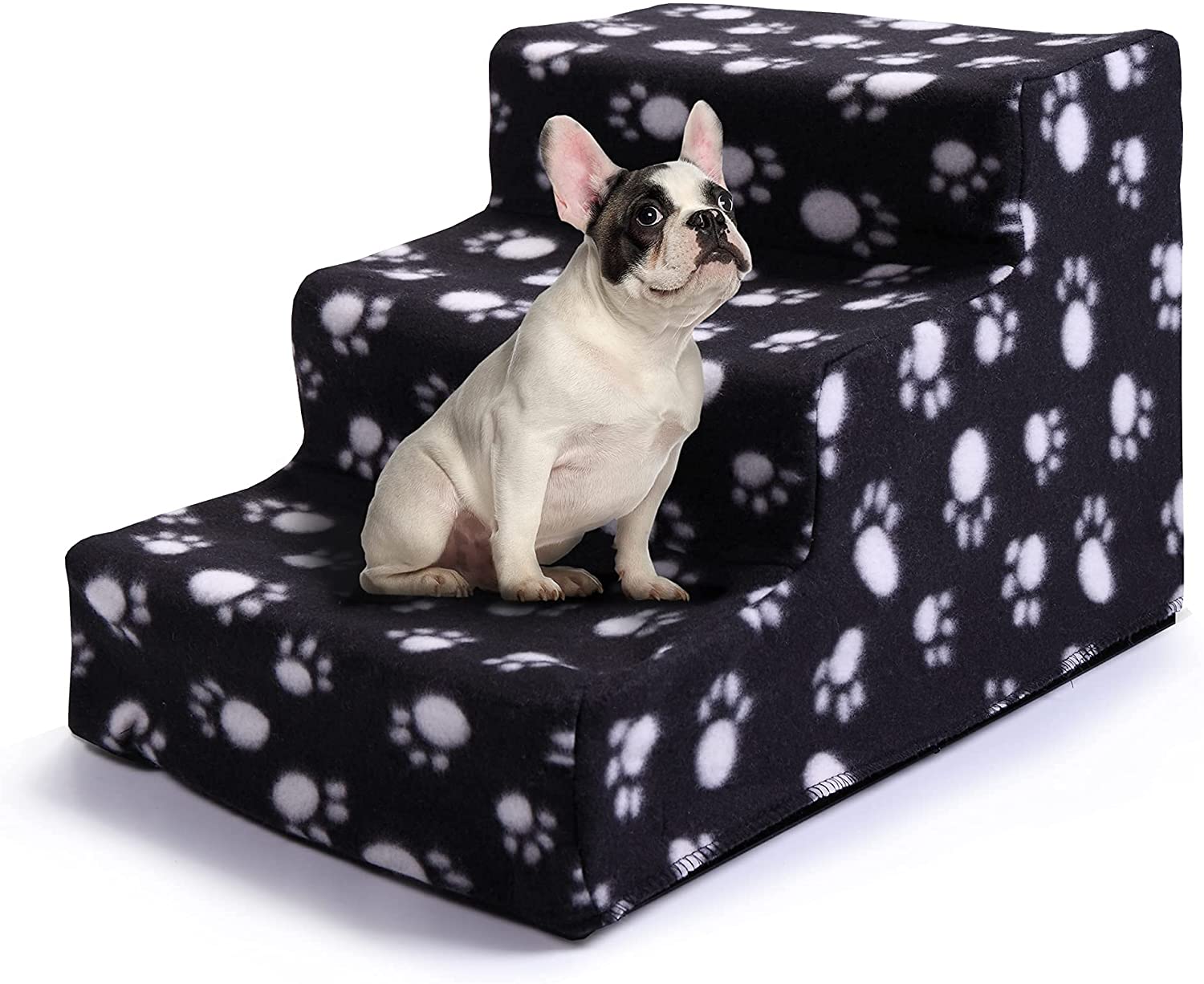 Plastic Dog Stairs for High Beds, Dog Pet Steps for Small Dogs, Cute 3