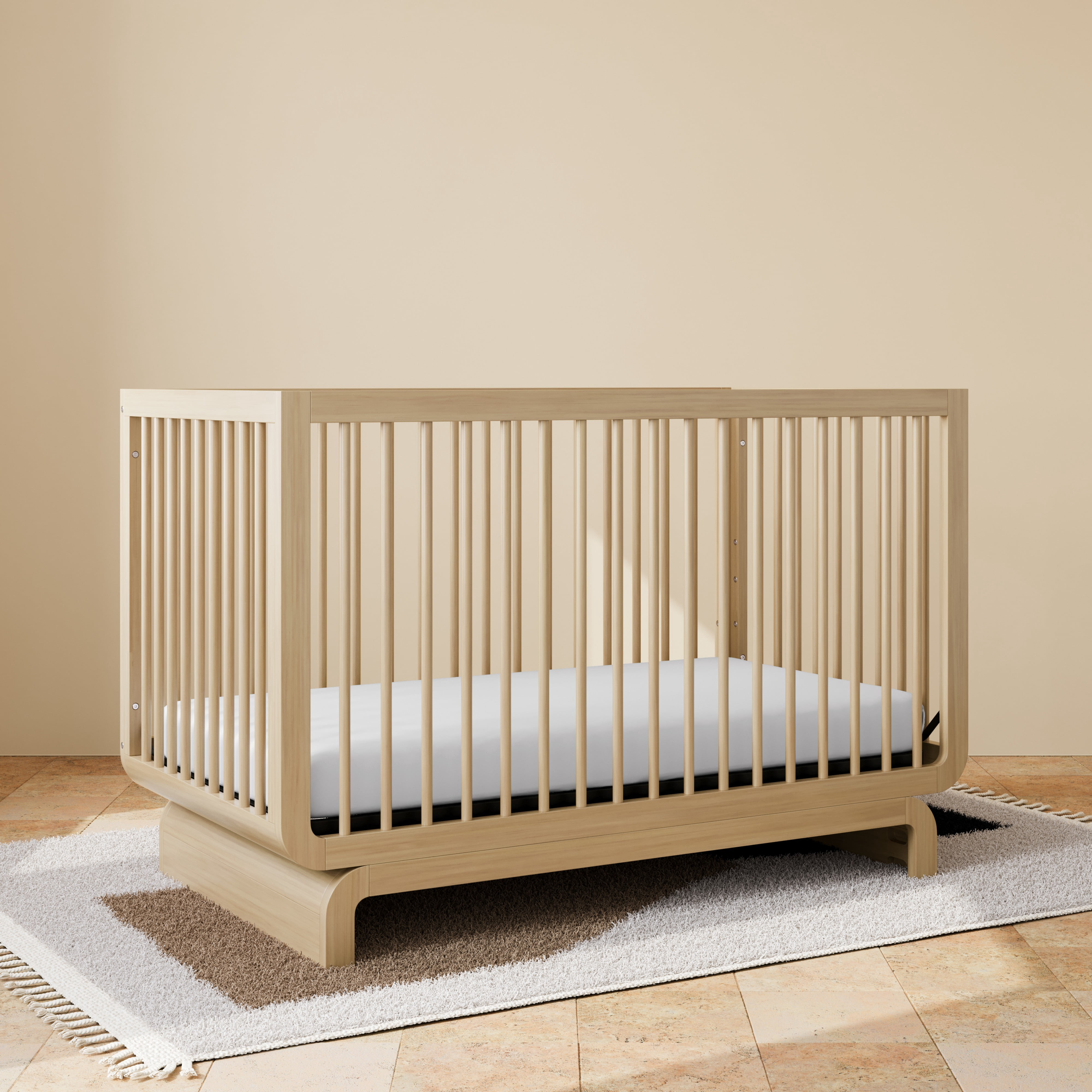 Art of Nursery by Storkcraft Santorini 5-in-1 Convertible Baby Crib, Driftwood