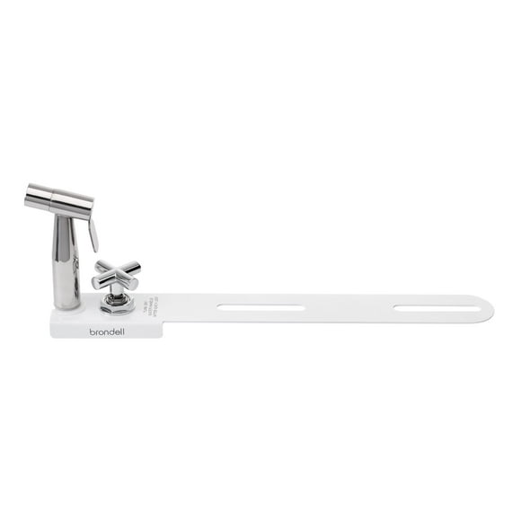 Brondell Bidet - CleanSpa Luxury Hand-Held Bidet and Mounted Holster with Integrated Shut Off in White