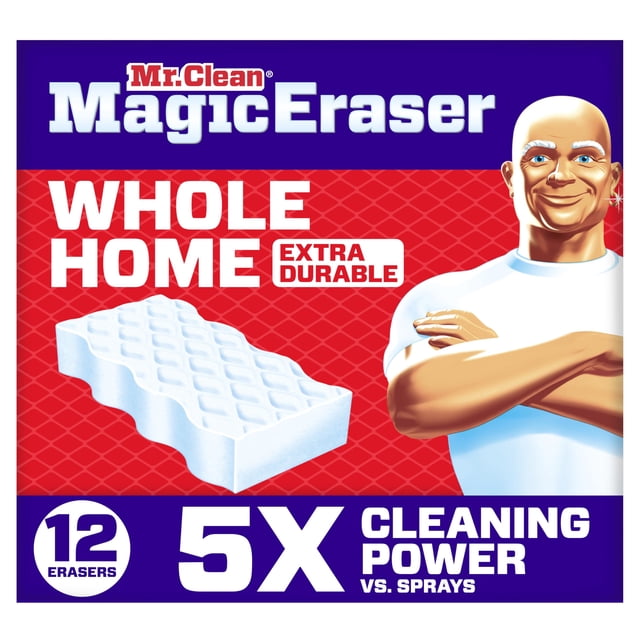 Esponja limpiadora Mr. Clean Magic Eraser, 12 unidades, resistente
