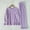 Purple, variant on BONIXOOM Christmas Pajamas For Family Womens Christmas Pajamas Sleepwear None Long Sleeve Solid Sleepwear Sets Purple Free Size