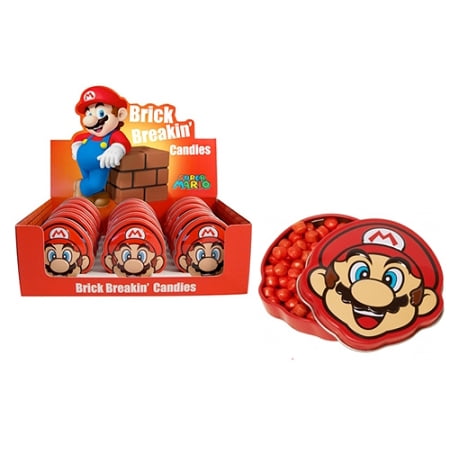 Mario Brick Breakin Candy Tin - Party Supplies