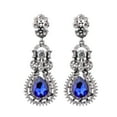 thumbnail image 1 of Joyería de Moda Damas Colgante Pendientes de Imitación Decoraciones de Color Azul Regalo para Mujeres, 1 of 9