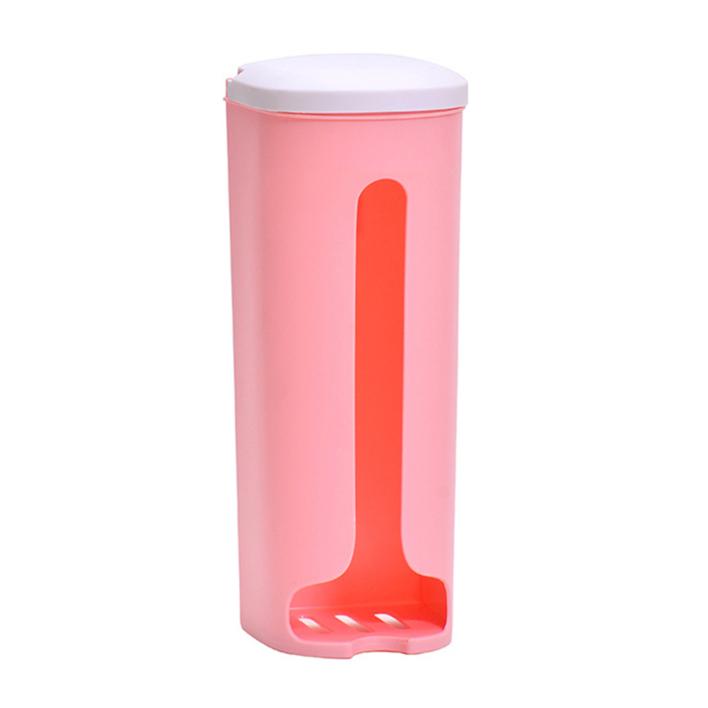 Plastic Bag Dispenser Wall Mounted Grocery Garbage Trash Bags Organizer