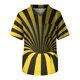thumbnail image 1 of Men's Short Sleeve V-Neck Print Chest Floral Print Pocket Carer Top 4XL, 1 of 3