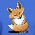 thumbnail image 3 of CafePress - Kiniart Fox Dark T Shirt - Men's Classic Graphic Cotton T-Shirt, 3 of 4