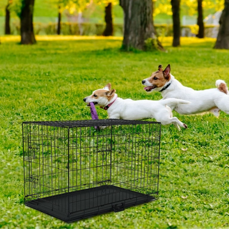 36 inch Iron Wire Fence Pet Folding Exercise Yard Foldable Metal